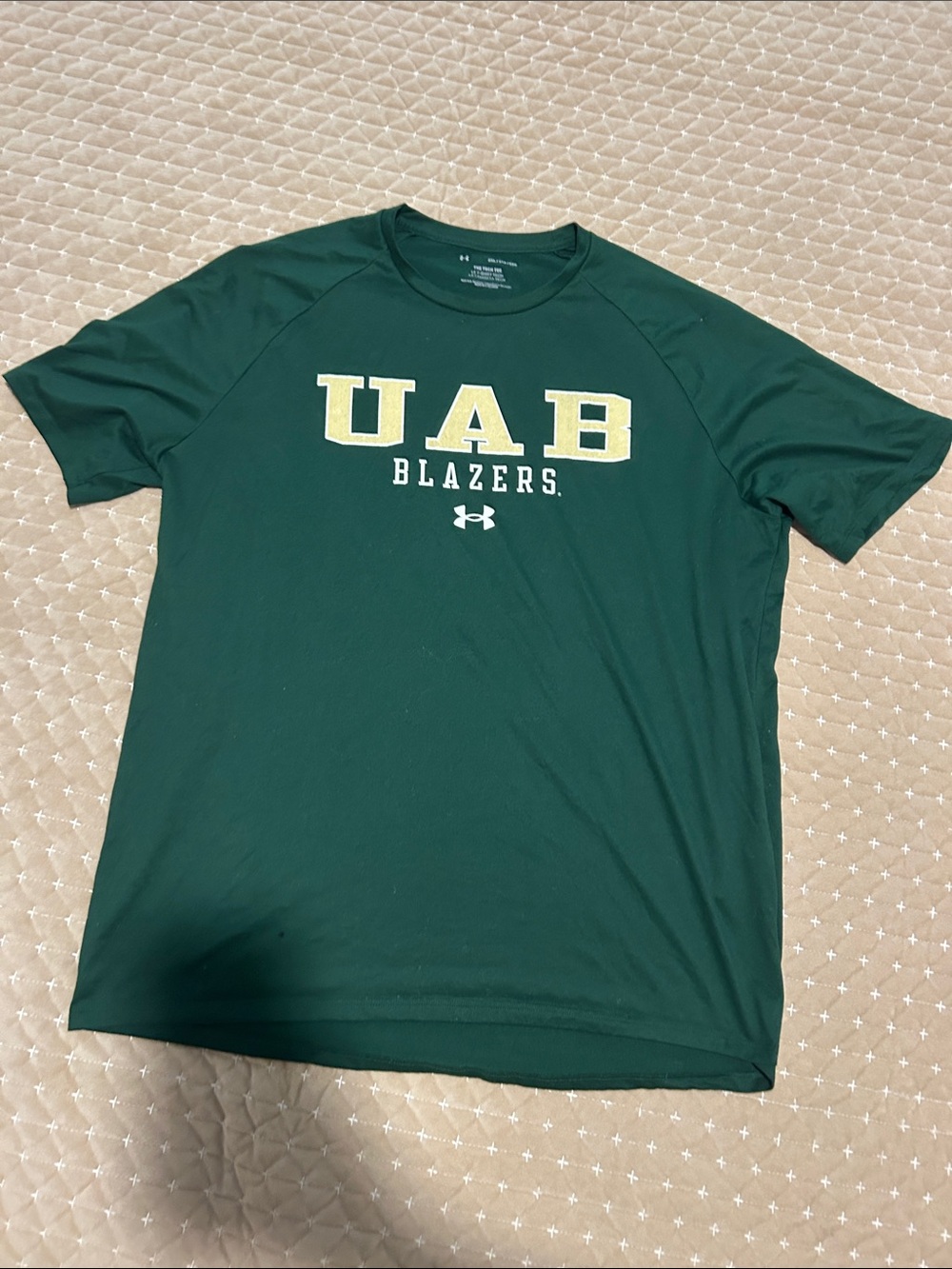 Under Armour UAB Blazers Men's Green Performance Tee